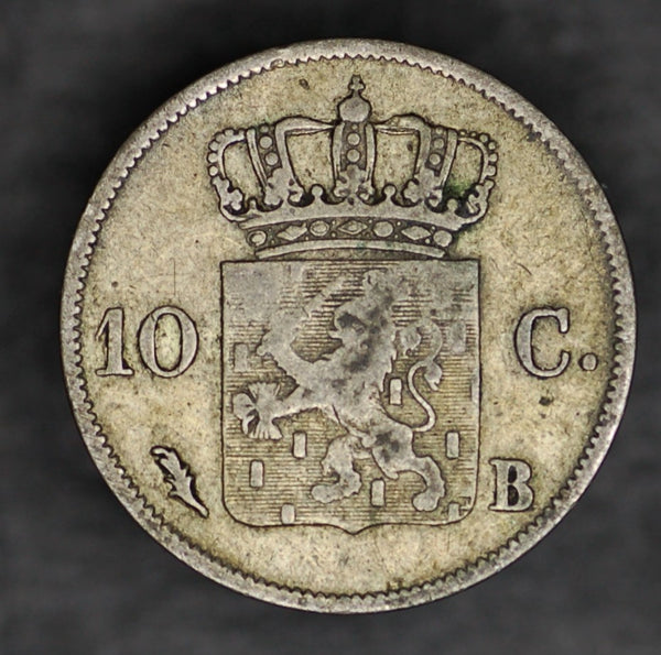 Netherlands. 10 Cents. 1827B