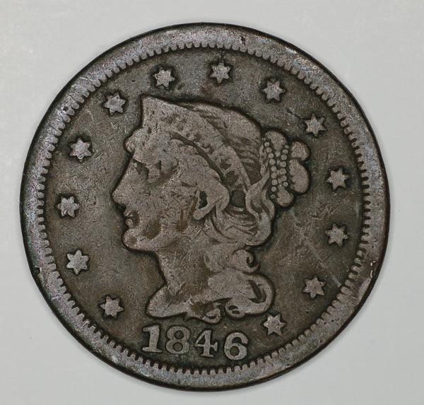 USA. One Cent. 1846