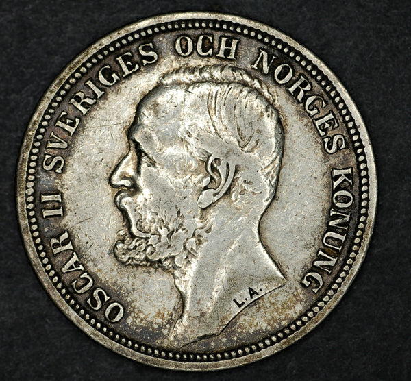 Sweden. 2 Kronor. 1897