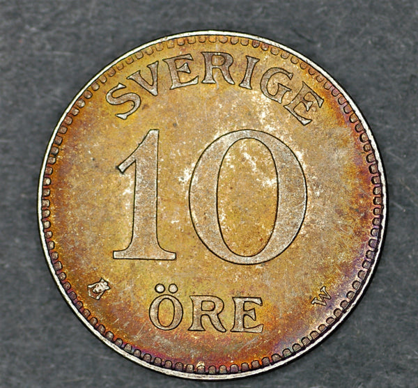 Sweden. 10 Ore. 1919