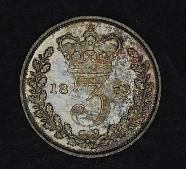 Victoria. Maundy Threepence. 1873