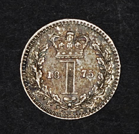 Victoria. Maundy penny. 1875