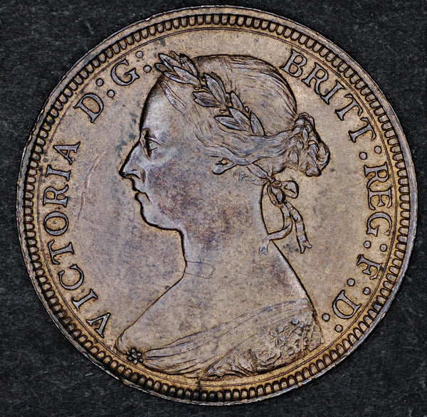 Victoria. Halfpenny. 1890