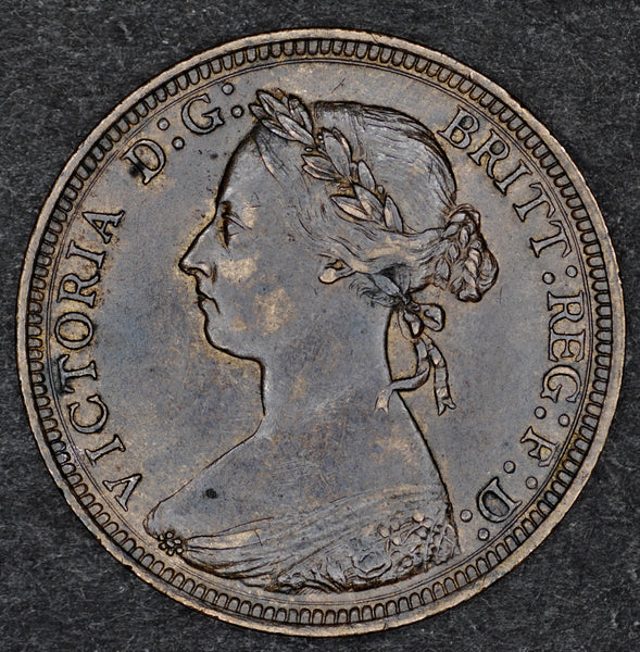 Victoria. Halfpenny. 1890