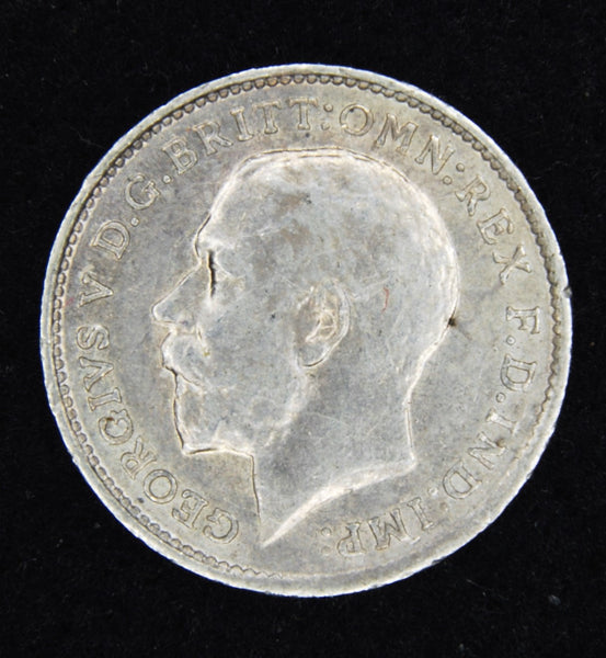 George V. Threepence. 1913