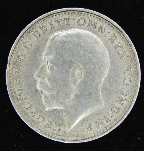 George V. Threepence. 1914.