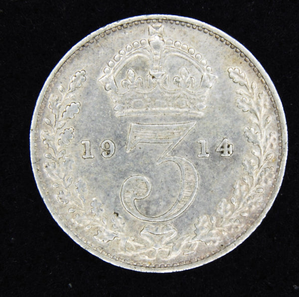 George V. Threepence. 1914.