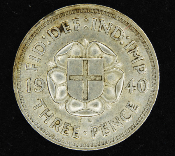 George VI. Threepence. 1940.