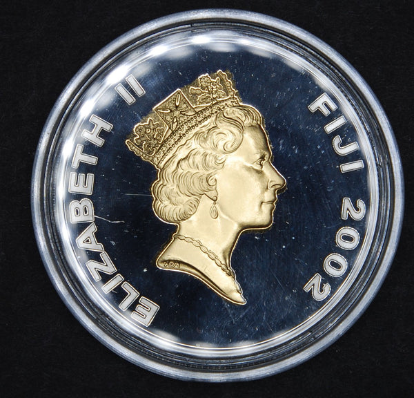 Fiji. Silver proof 10 dollars. 2002