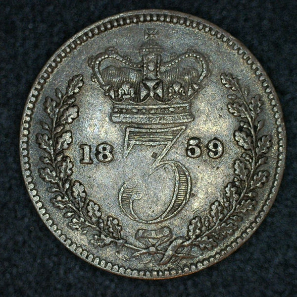 Victoria. Threepence. 1859